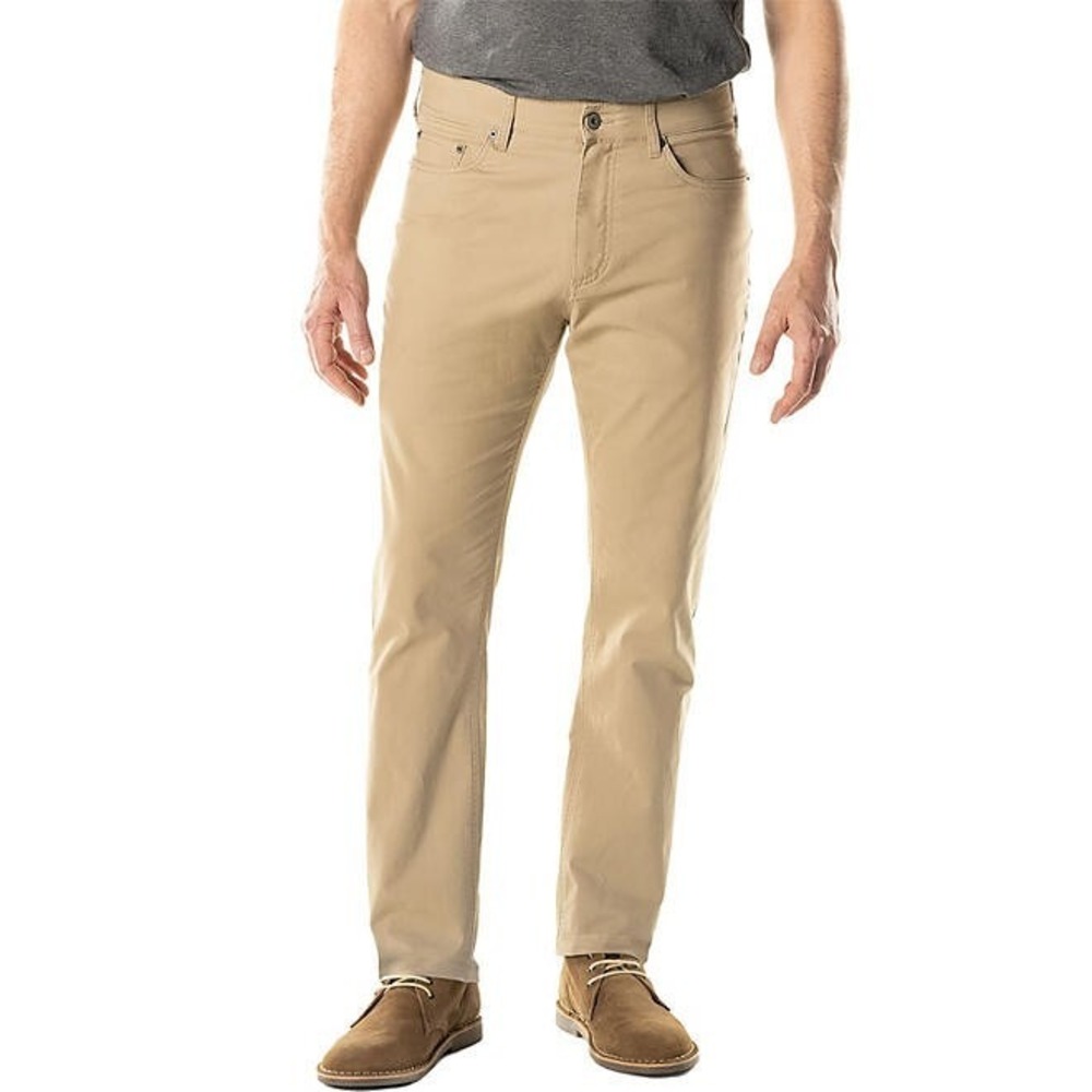 Member's Mark Mens Straight Fit Mason 5 Pocket Stretch Pant 34x32 Khaki Beige